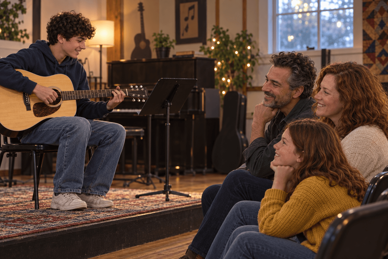 Fictional family keepsake or photograph: a song played all the way through