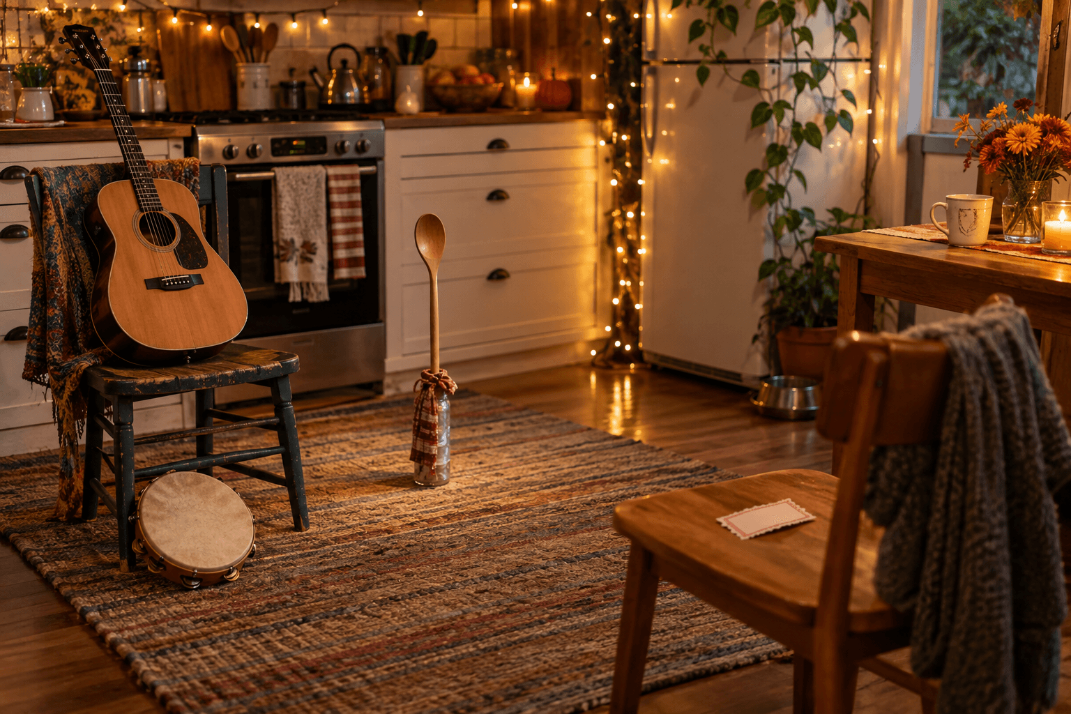 Fictional family photograph: Tonight’s venue: the kitchen