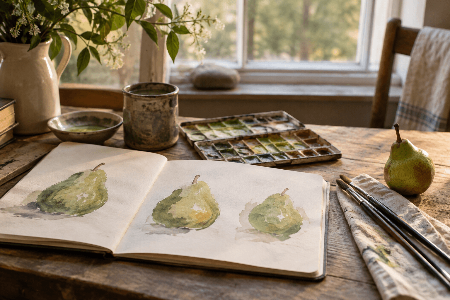 Illustrative demo photograph: a page just for me